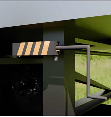 Candado y GPS para camión, trailer, caja seca