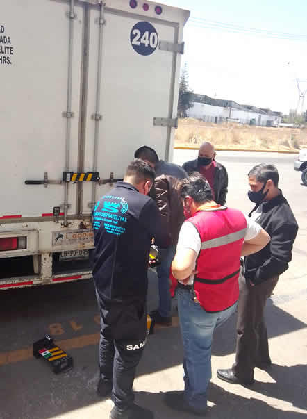 candado y chapa para camión, trialer, caja seca